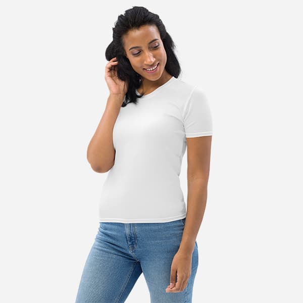 All-Over Print Women's Crew Neck T-Shirt