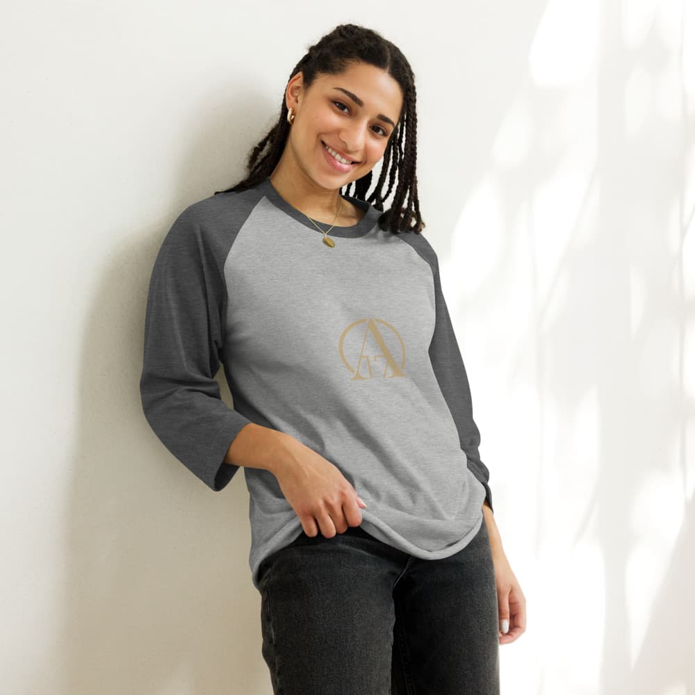 A17 male/female Fine Jersey Raglan Tee
