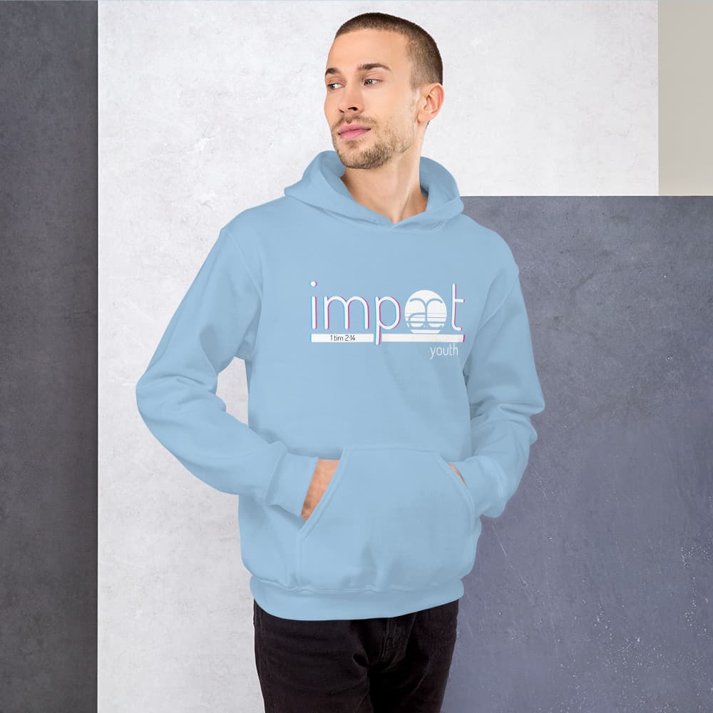 Impact Adult Unisex Hooded Sweatshirt