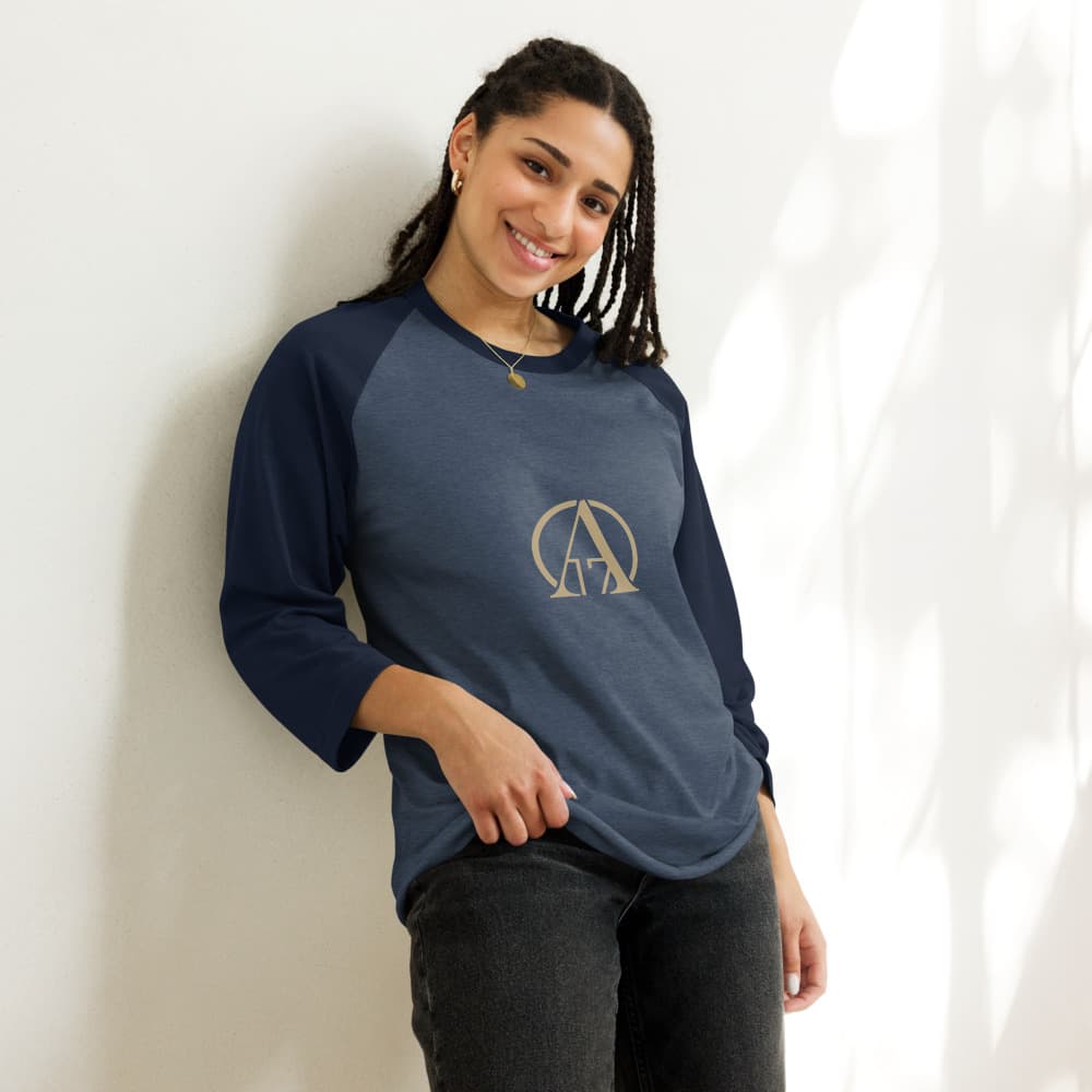 A17 male/female Fine Jersey Raglan Tee