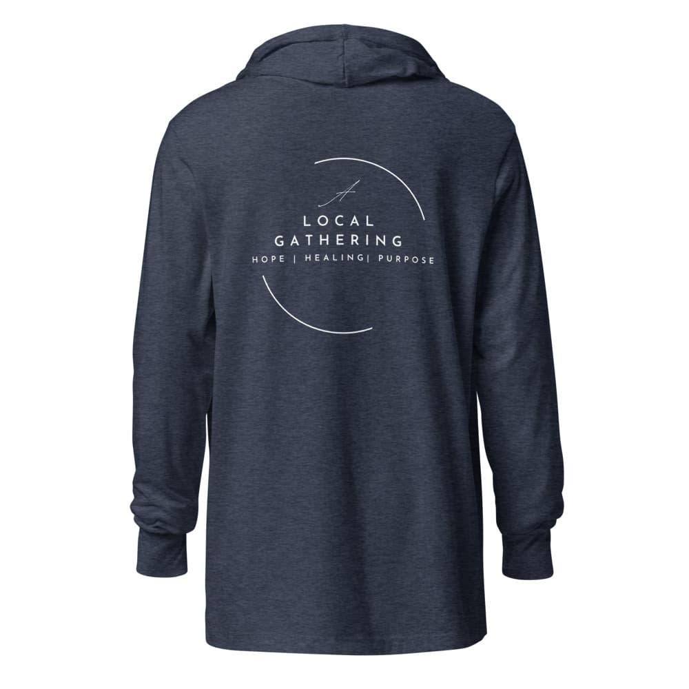 3512 Unisex Hooded Long Sleeve Tee